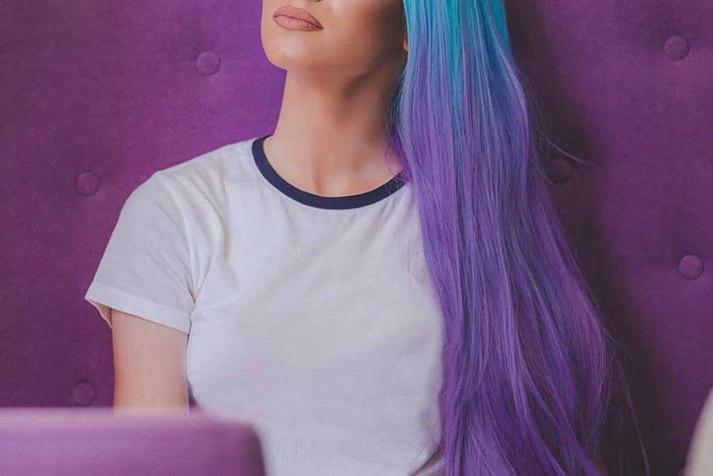 3. Pristine Blue and Green Ombre Hair - wide 5