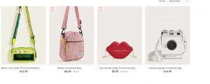 Romwe page for crossbody bags