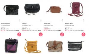 ThredUP page for crossbody bags