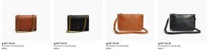 Madewell page for crossbody bags
