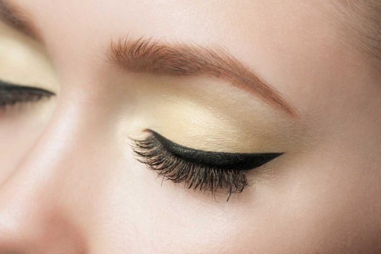 Closeup of woman eye with beautiful makeup with black eyeliner, Does Eyeliner Make You Look Older?