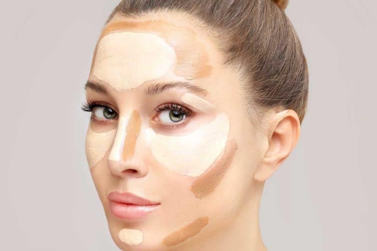 Contour and highlight makeup on a face of a woman, What Is The Difference Between Contour And Concealer?