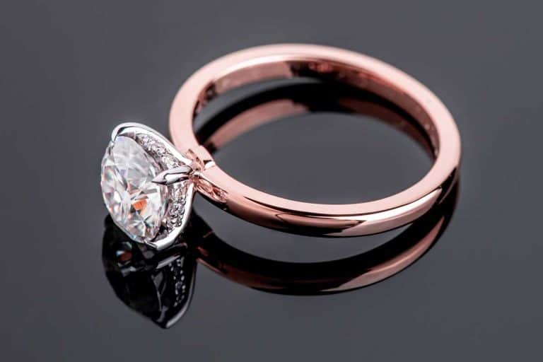A rose gold diamond engagement jewelry ring, How Much Does It Cost To Re-Dip A Ring?