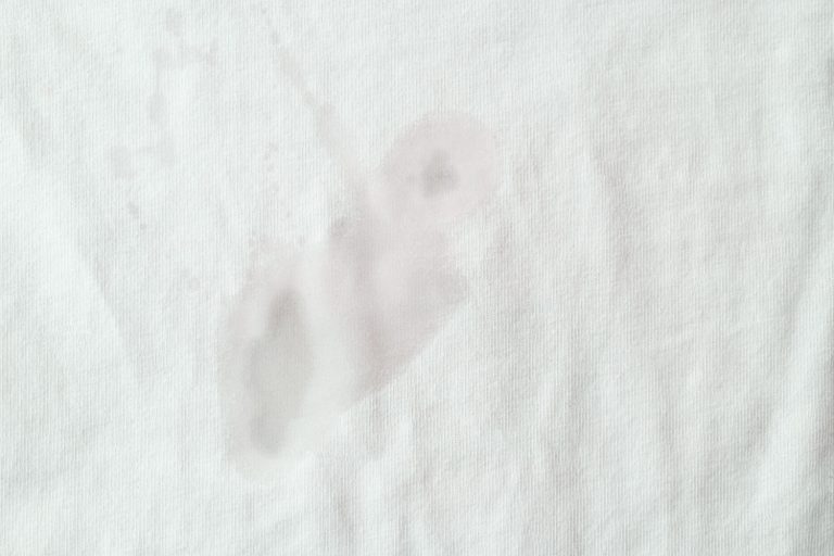 Coconut oil stain on a piece of cloth, How To Get Coconut Oil Out Of Clothes