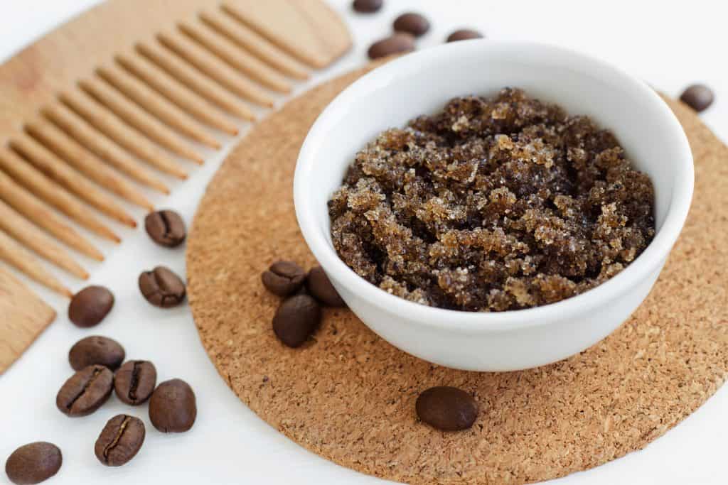 Homemade scrub with sugar, oilve oil, honey and ground coffee, Can Body Scrub Be Used On Face And Lips?