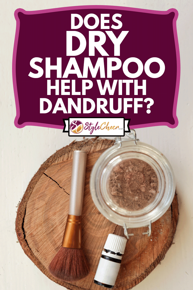 A jar of organic non-toxic chemicals free dry shampoo, Does Dry Shampoo Help With Dandruff?