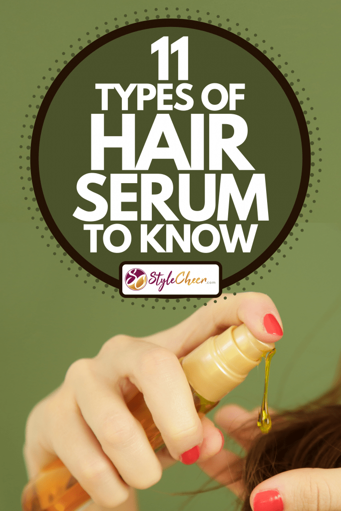 Woman applying hair serum on her hair ends, 11 Types Of Hair Serum To Know