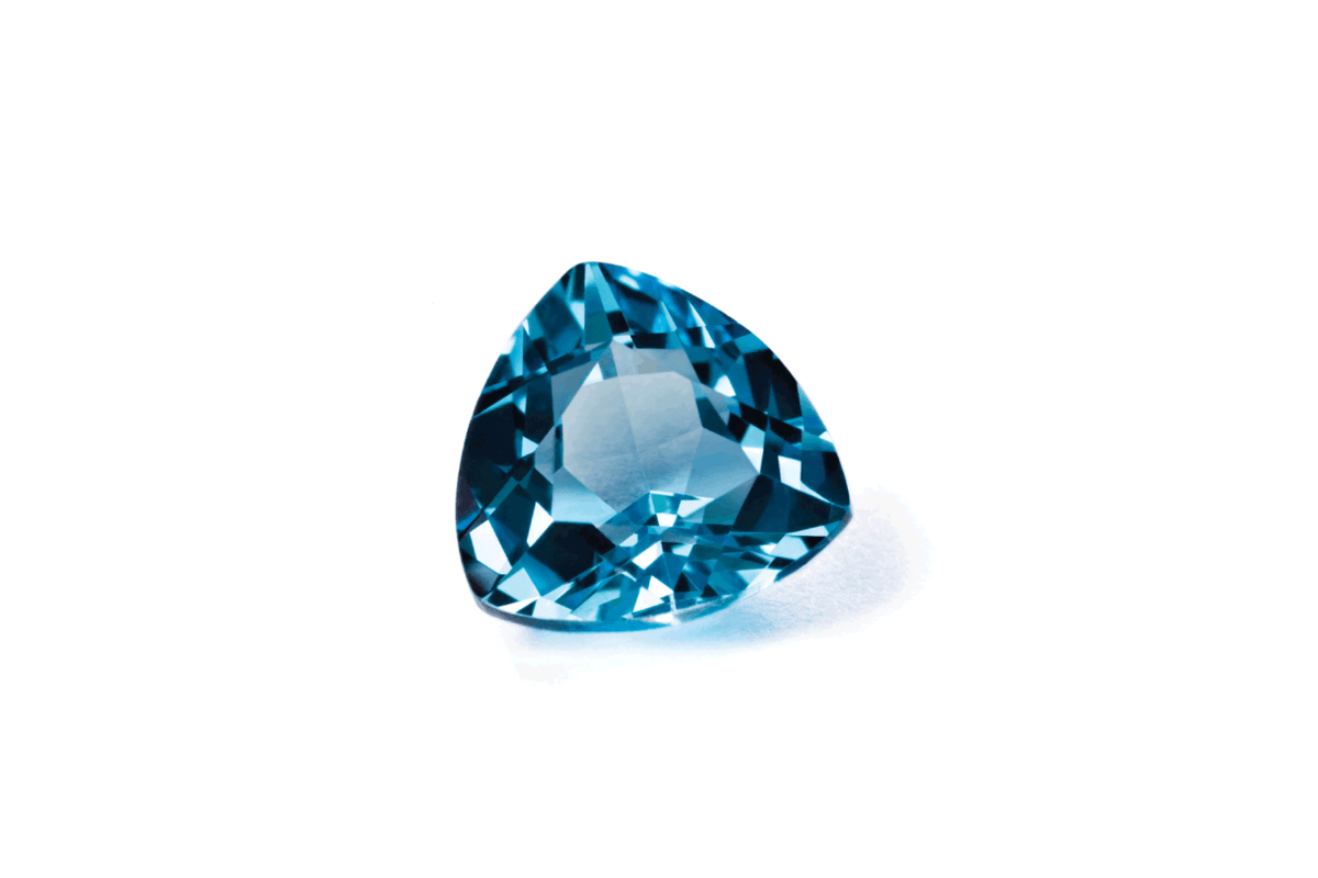 Extreme closeup of a Sapphire