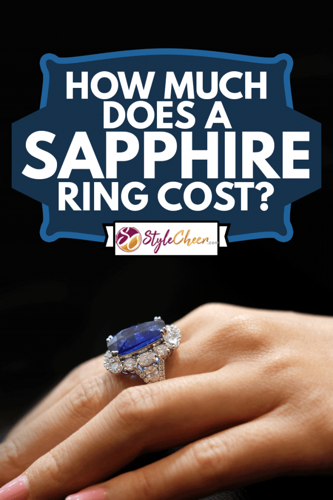 Women hand with Sapphire Rings, How Much Does A Sapphire Ring Cost?