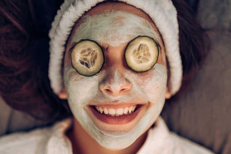 Young woman doing facial skincare in the morning at home, Do Clay Masks Peel Off?