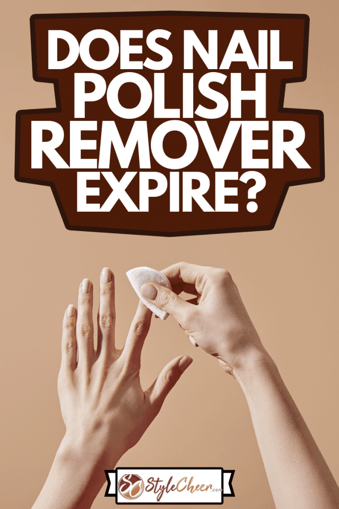 Partial view of woman removing nail polish with cotton pad isolated on beige, Does Nail Polish Remover Expire?