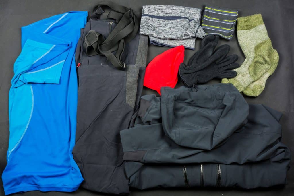 Set of clothes for hiking for spring-autumn.