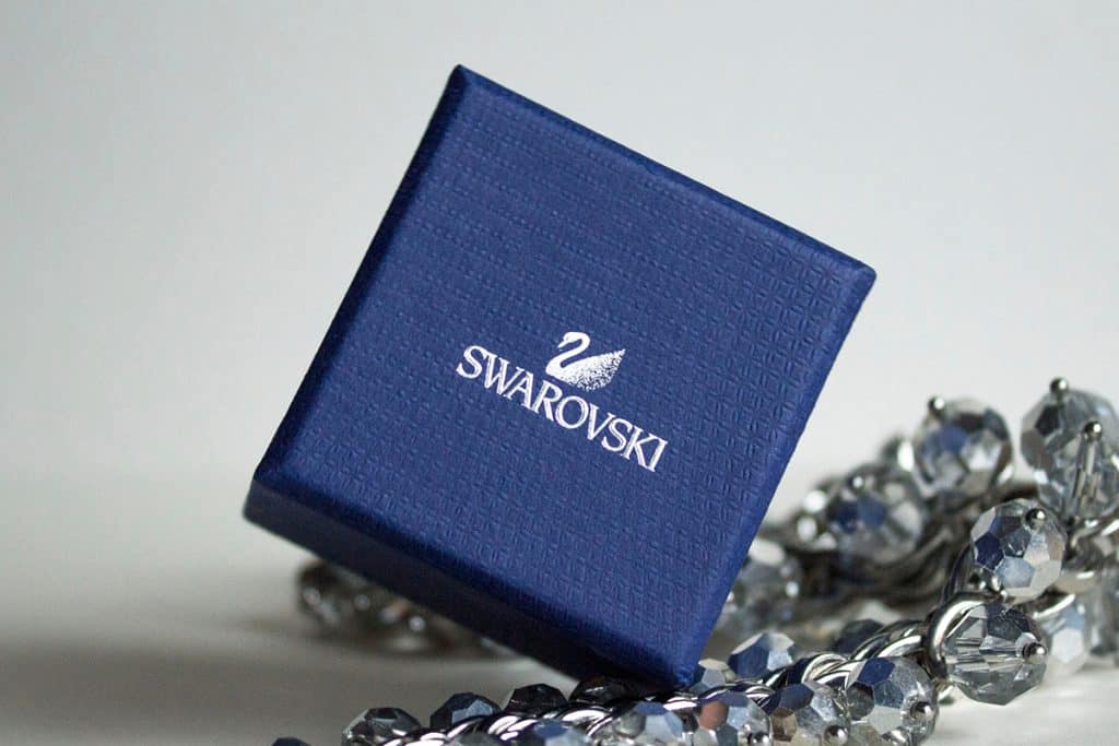 Photography of Swarovski jewelry box