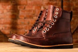 pair of brown leather walking winter boots, Why Are My Leather Boots Cracking (And What To Do About It)