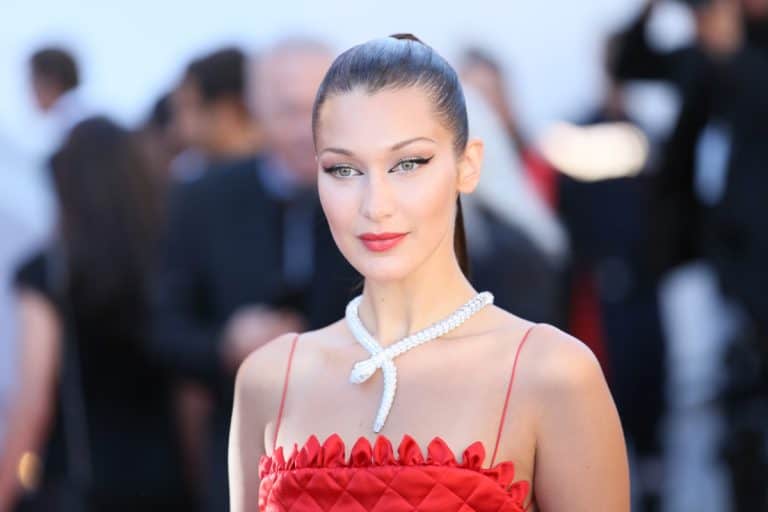 Bella Hadid attends the 'Okja' screening during the 70th Cannes Film Festival