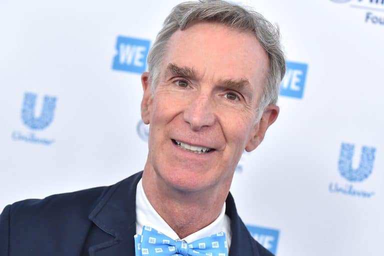 Bill Nye arrives for WE Day California 2019, Why is Bill Nye The Science Guy Rocking the Runway?