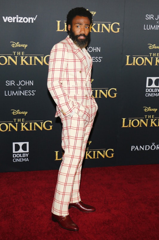 Donald Glover at the World premiere of 'The Lion King' held at the Dolby Theatre in Hollywood