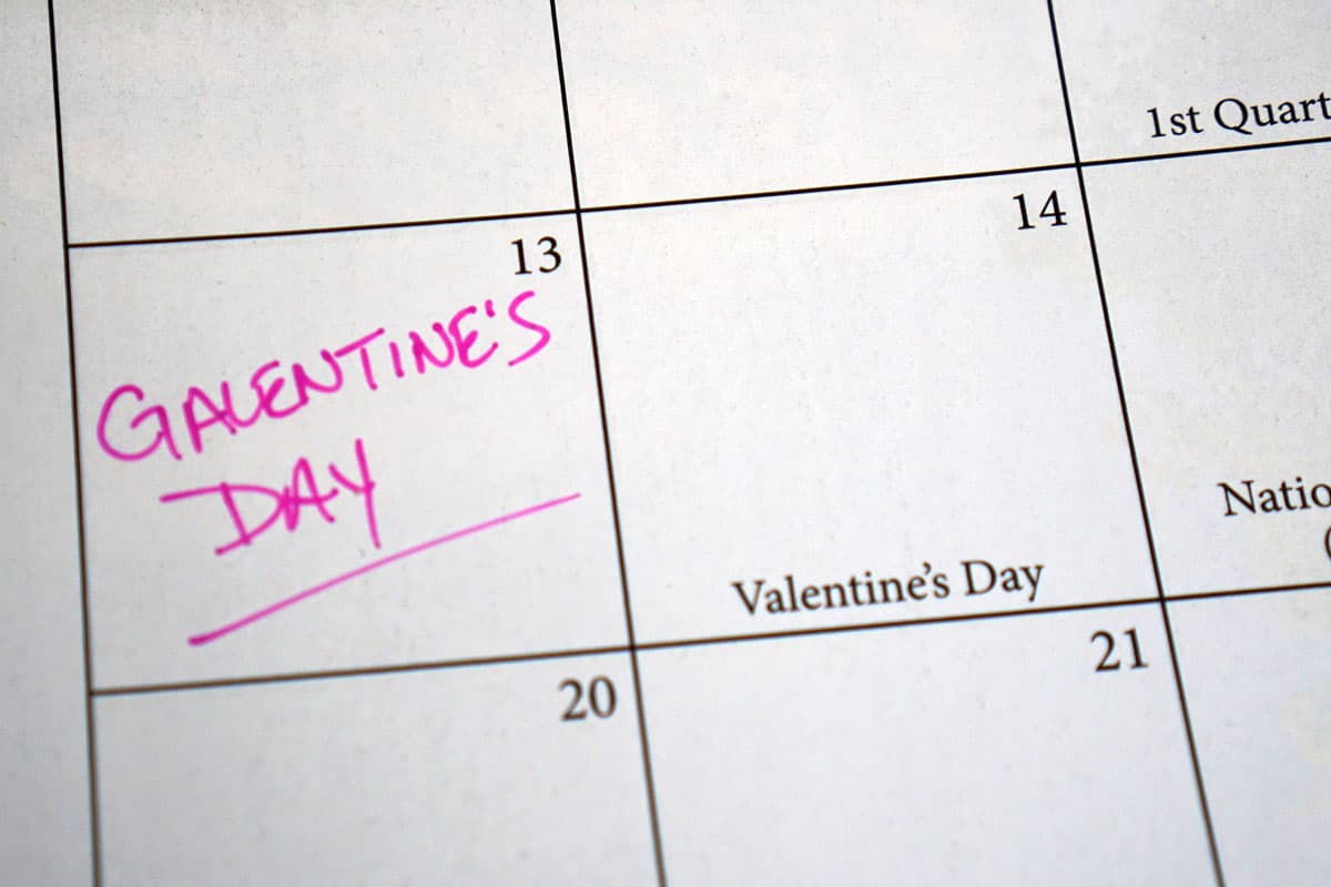 Galentine's Day marked on February 13