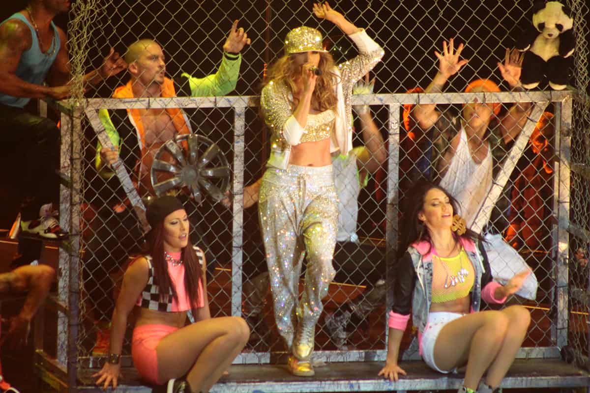 Jennifer Lopez at the JLO Dance Again Tour 2012