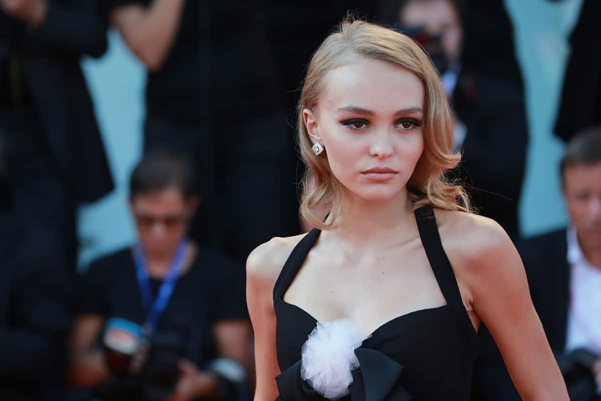 Lily-Rose Depp during the 73th Venice film festival