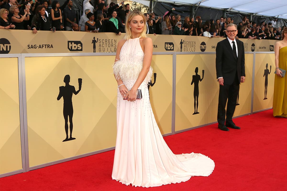 Margot Robbie at the 24th Screen Actors Guild Awards