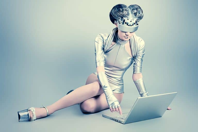 Shot of a futuristic young woman with a laptop, Lululemon’s Fashion Revolution: Are Walmart and Target Stealing Lulu Style Or Helping Change The Future Of Fashion?