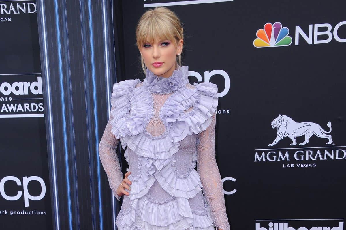 Taylor Swift at the 2019 Billboard Music Awards held at the MGM Grand Garden Arena