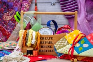 Craft, repurpose and upcycle textiles and clothing to reduce waste for sustainable living, Sustainable Fashion Goes Viral: TikTok Creator Turns Everyday Items Into Trendy Outfits!