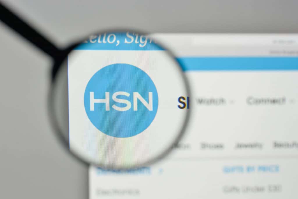 Milan, Italy - November 1, 2017: HSN logo on the website homepage.
