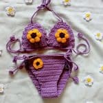 A purple crochet 2 piece bikini, Can You Swim In Crochet Bikini? Everything You Need To Know - 1600x900
