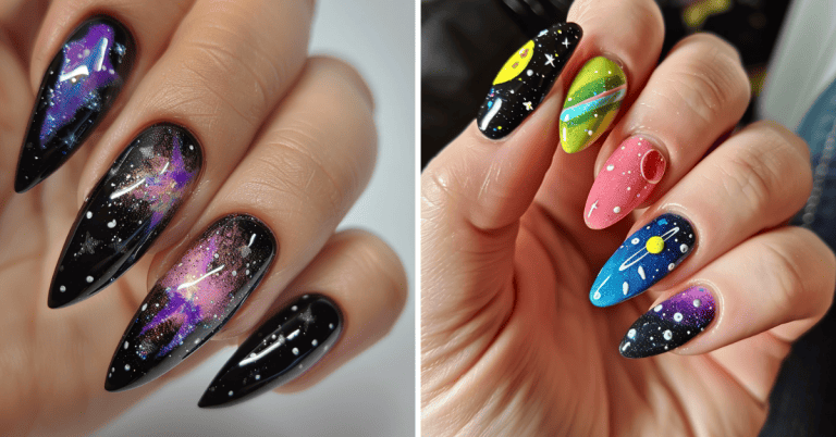 Space-Themed Nail Designs
