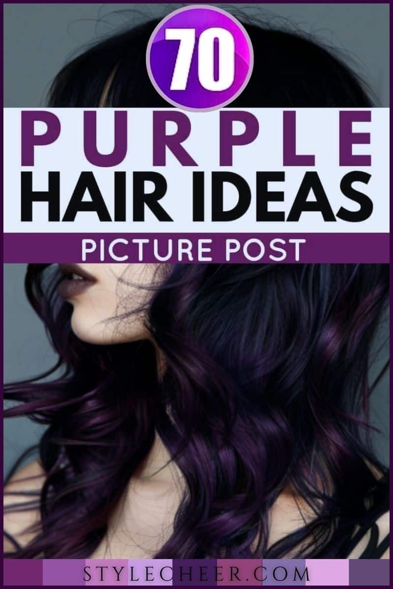 70 purple hair ideas picture post