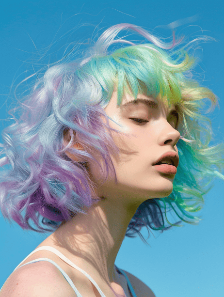 Dreamy Pastel Blend hairstyle