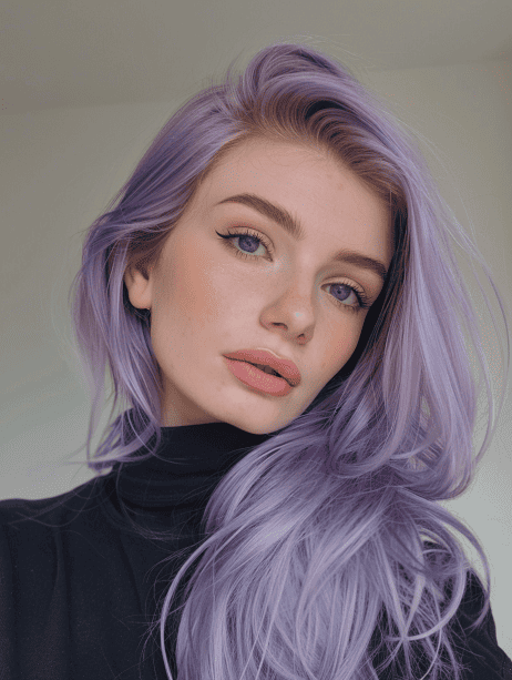 Periwinkle Perfection hairstyle