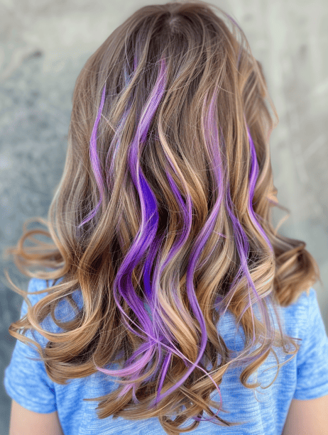 Purple Highlights for Kids