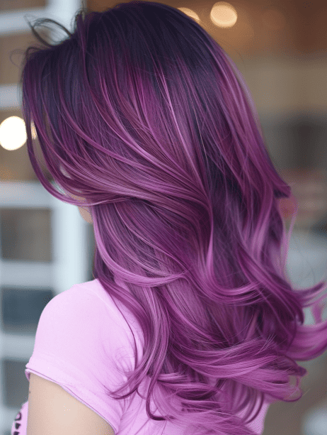 Pastel Ombre Transition hairstyle