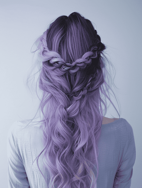 Lavender Waves and Braids