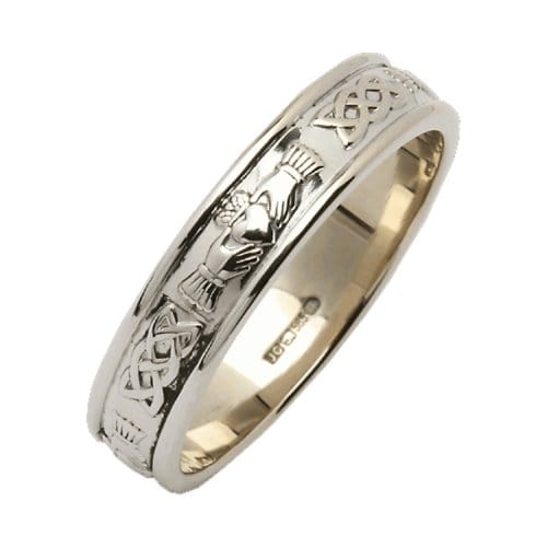 Sterling Silver Claddagh Wedding Ring