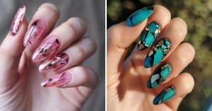 Shattered Glass Nail Designs